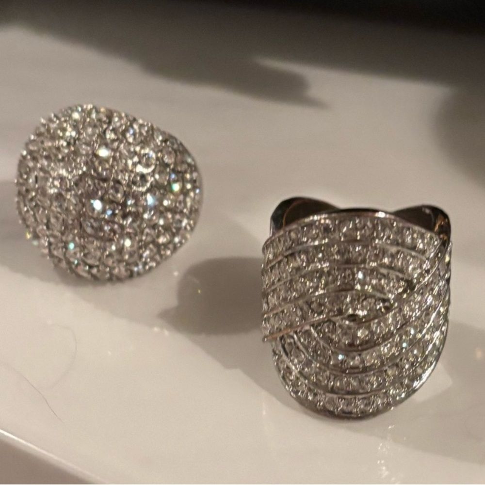 Cocktail Ring Set. Costume but Gorgeous Statement Rings